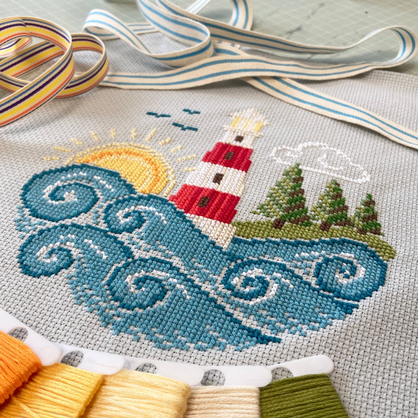 Going Coastal - Modern Cross Stitch Kit