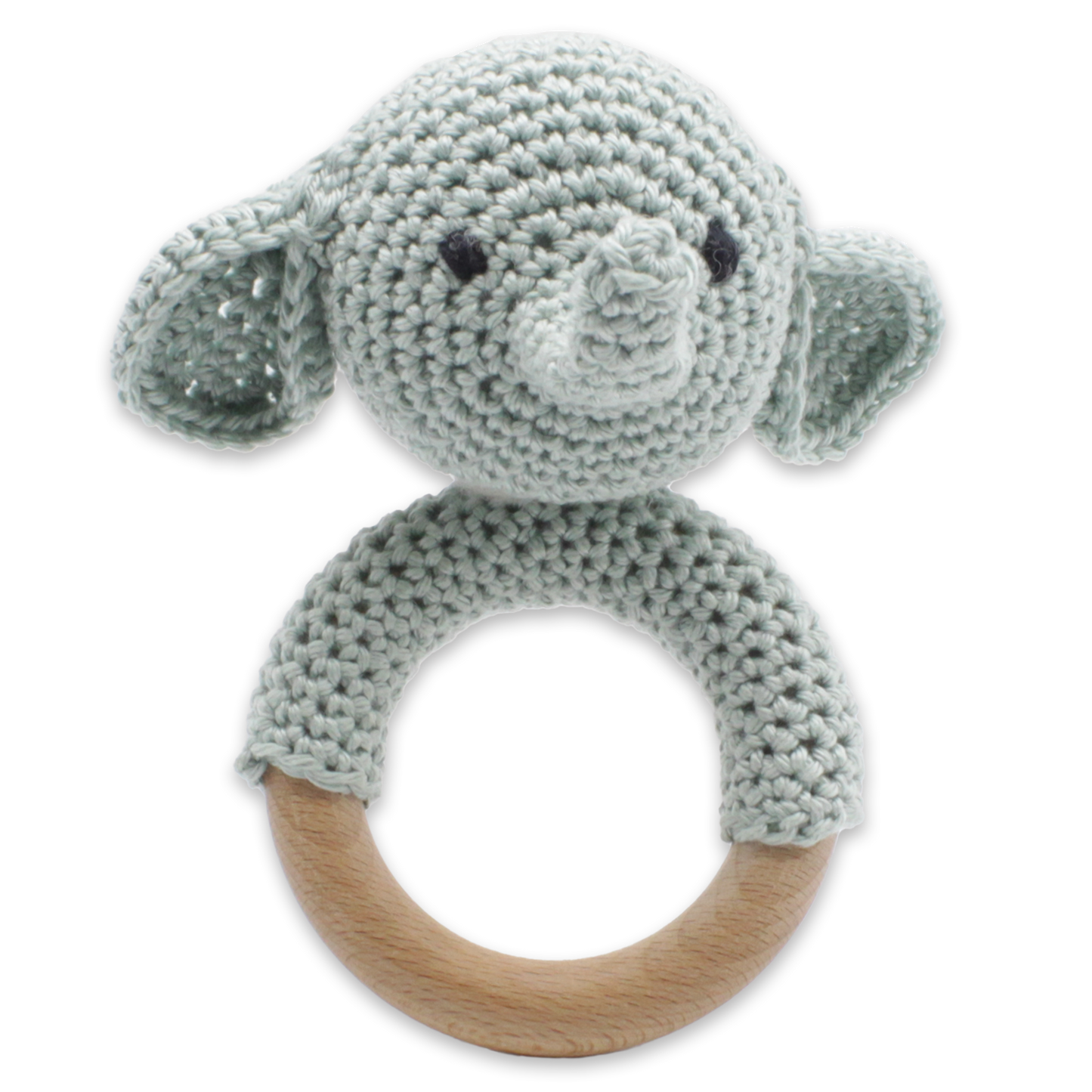 DIY Crochet Kit - Rattle Elephant