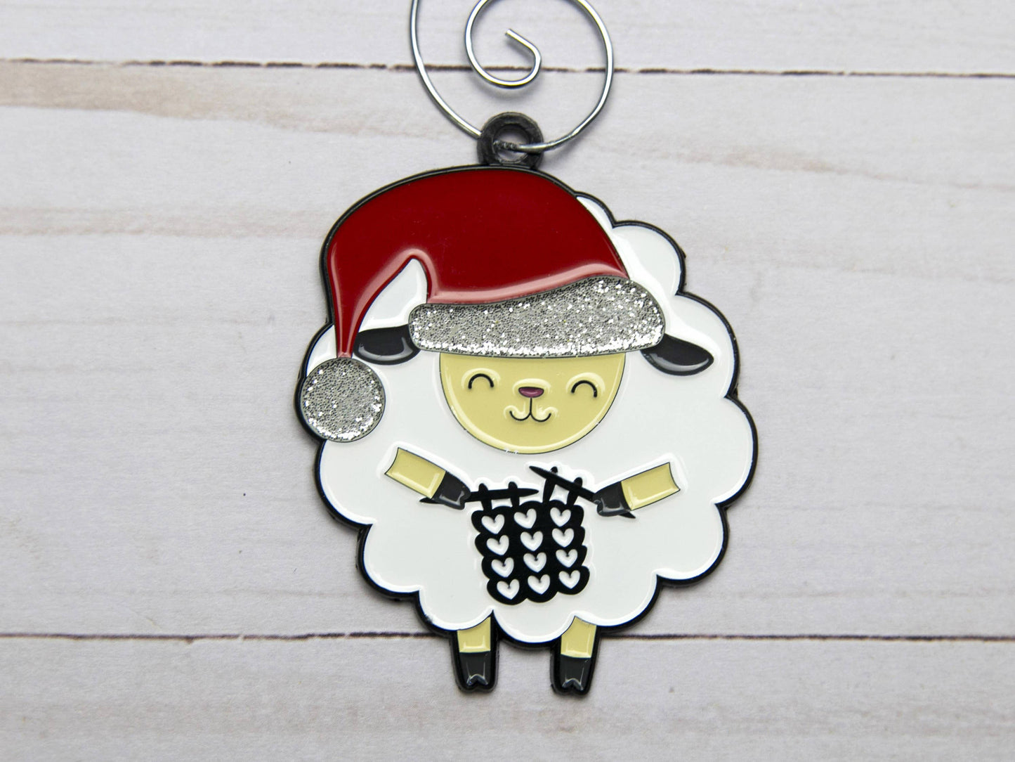 Knitting Sheep Ornament