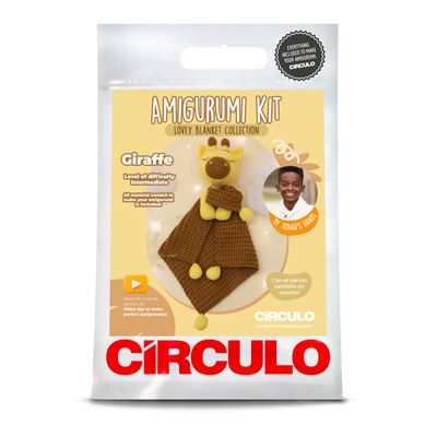 AMIGURUMI KIT - LOVEY BLANKET BY JONAH (Giraffe)