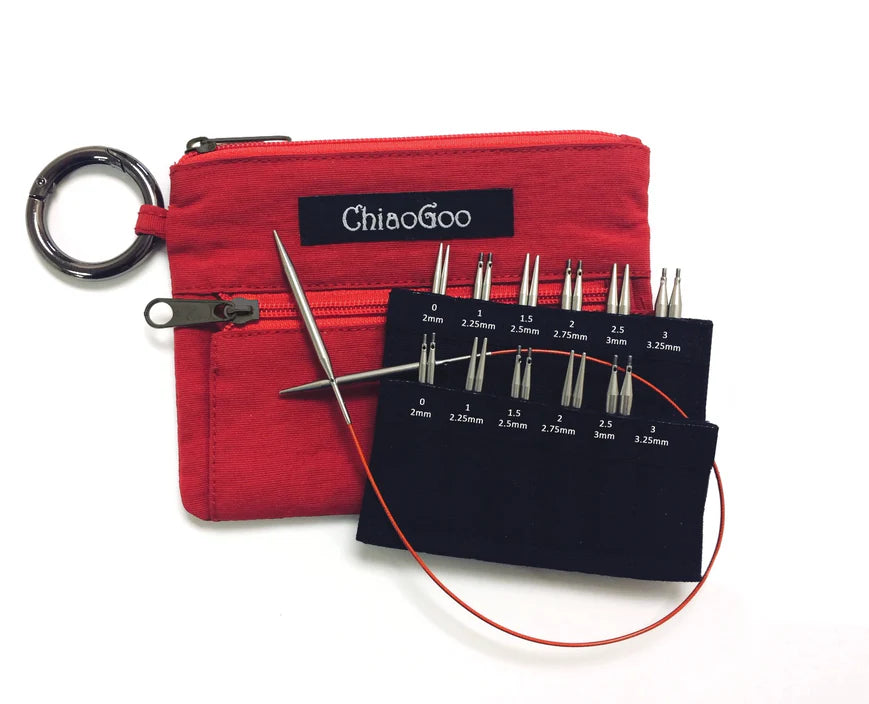 ChiaoGoo - 2" & 3" TWIST Shortie Set Mini - US 0-3 (2mm-3.25mm)