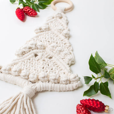 DIY Macramé Kit Wall Hanger Christmas Tree