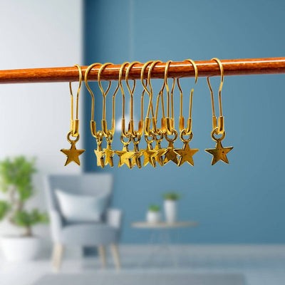 Gold Star Stitch Markers