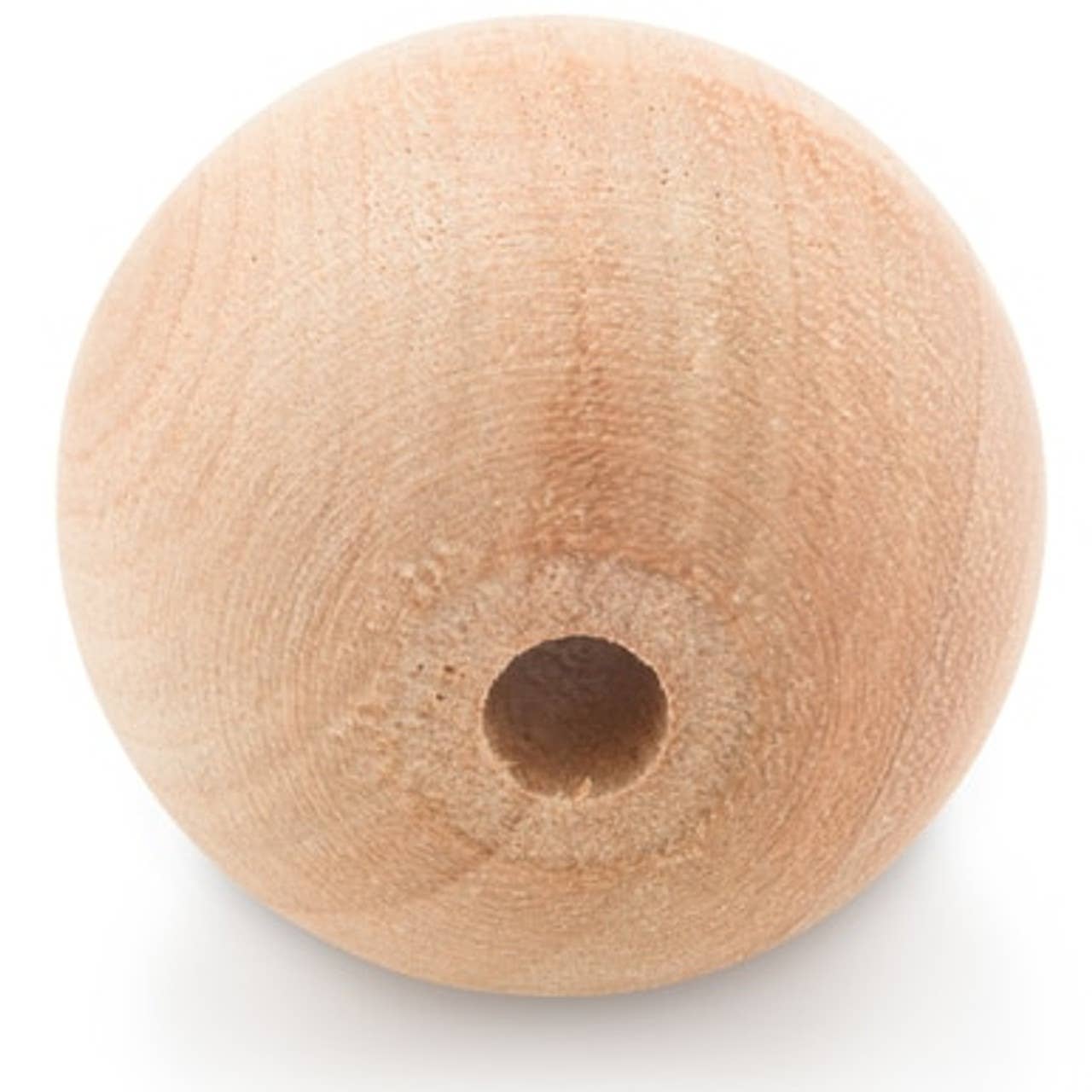Round Wood Beads