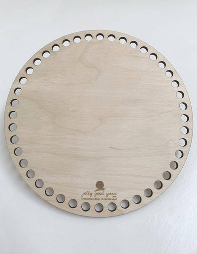 200mm Wooden Circular Crochet Basket Base (20cm)