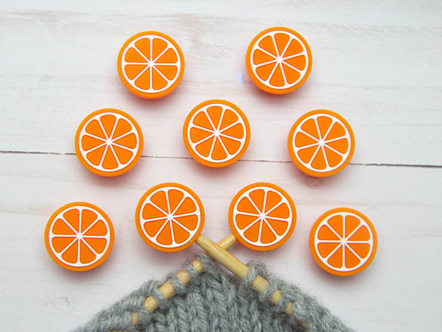 Orange | Stitch Stoppers Knitting Notions