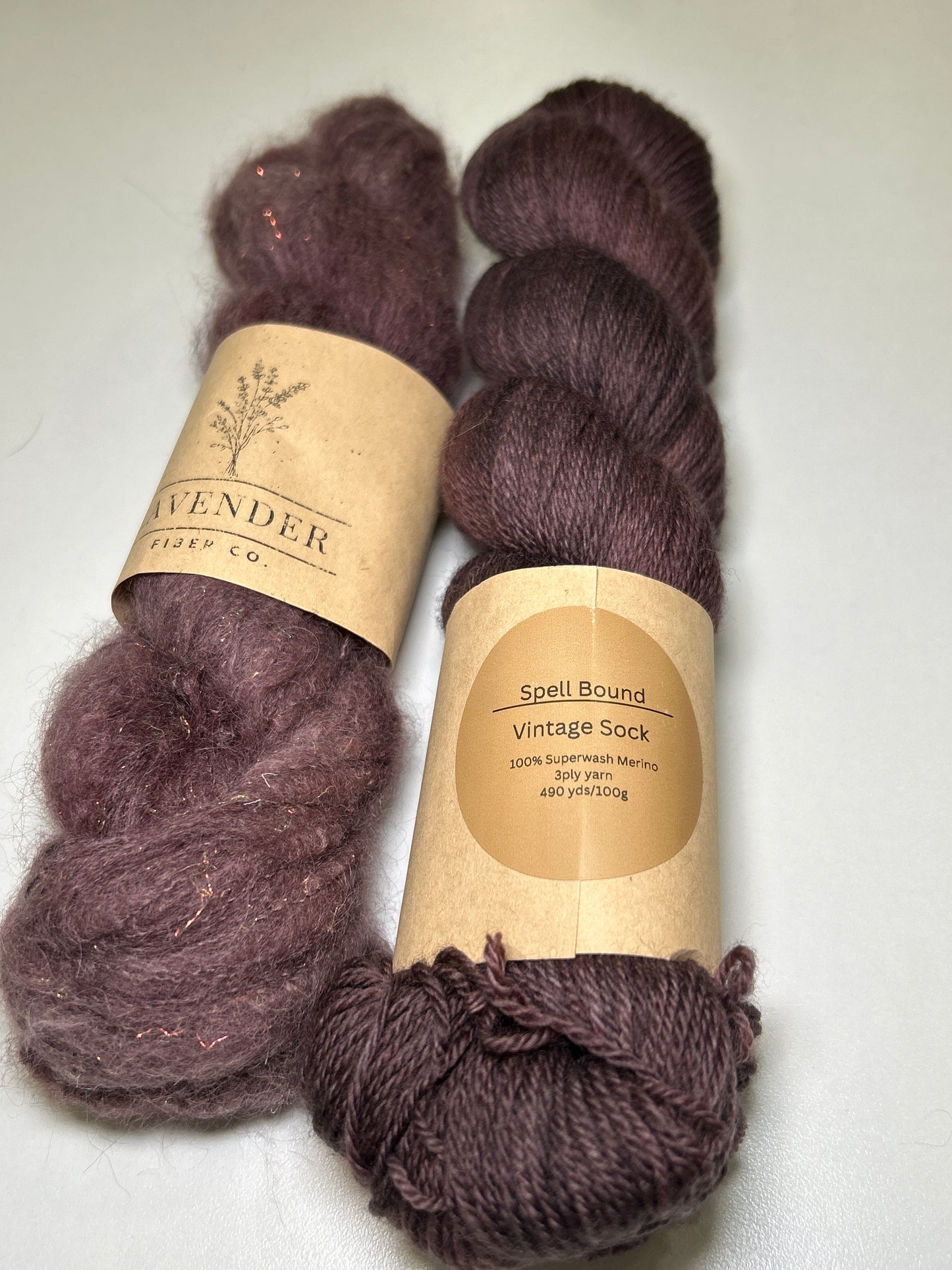 Lavender Fibers Vintage Sock Small Batch Hand Dyed Yarns