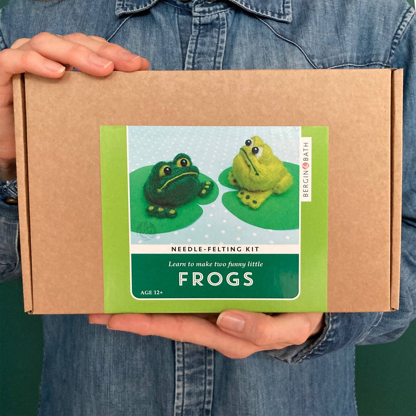 Needle Felting Kit - Frogs