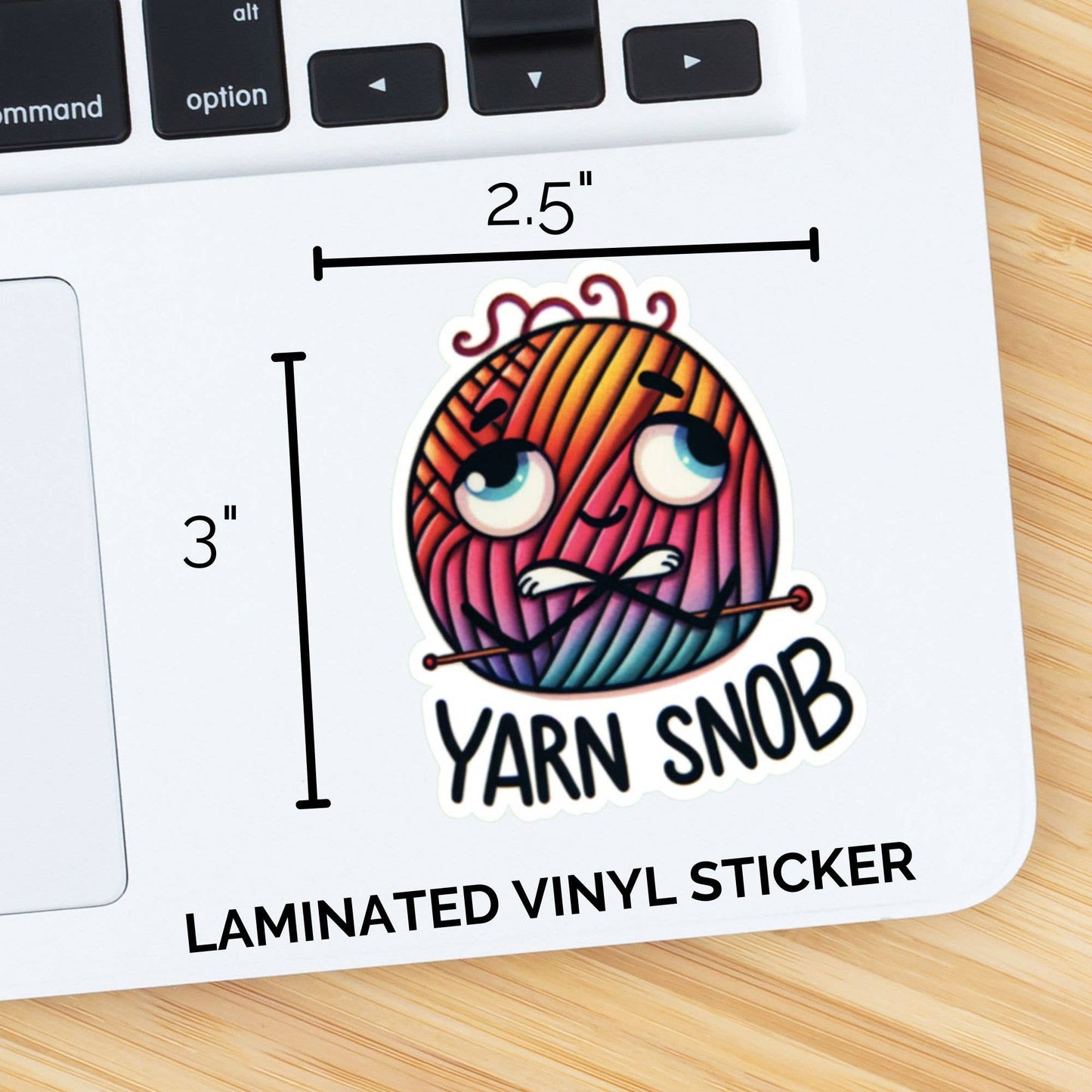 Yarn Snob Sticker