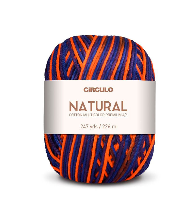 Natural Cotton Multicolor Premium 4/6 100% Brazilian Cotton
