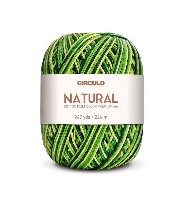 Natural Cotton Multicolor Premium 4/6 100% Brazilian Cotton