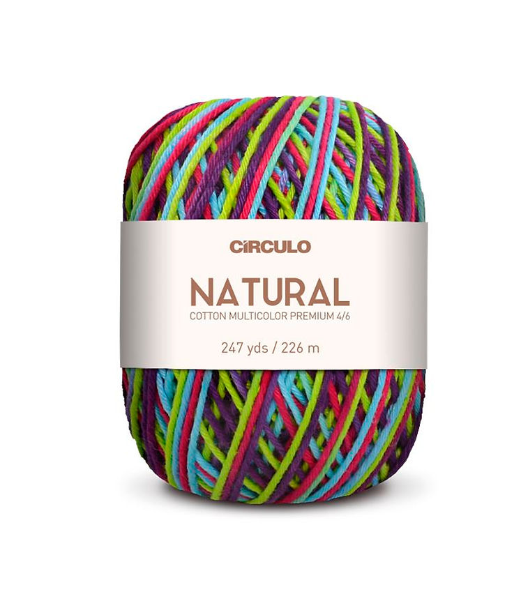 Natural Cotton Multicolor Premium 4/6 100% Brazilian Cotton