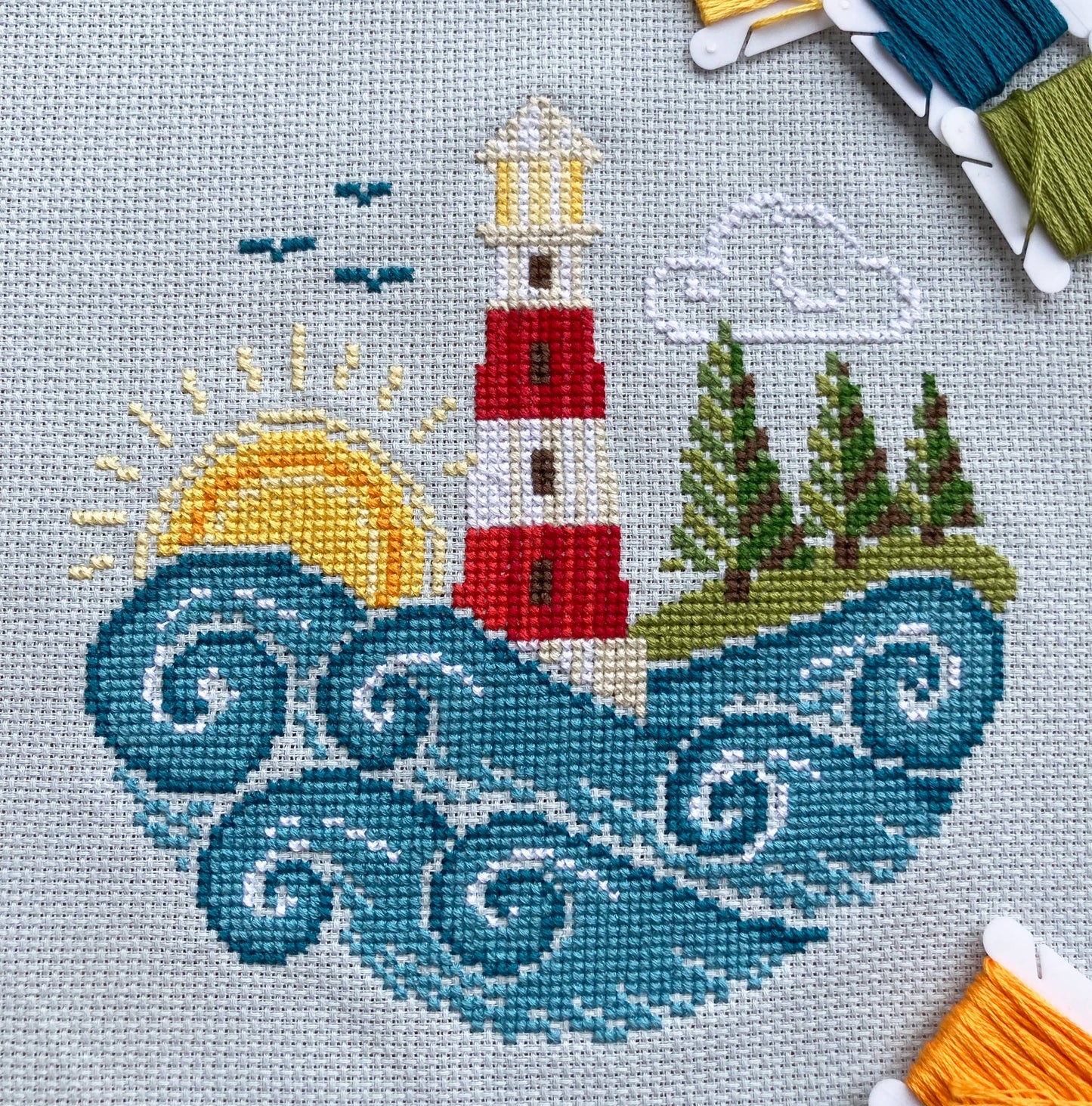 Going Coastal - Modern Cross Stitch Kit