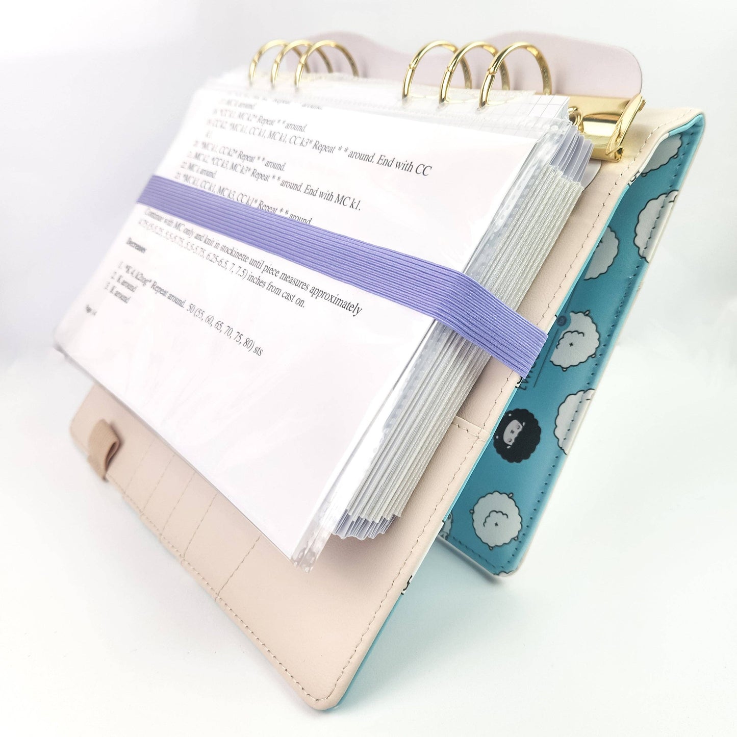 Teal Heart Project Journal Planner for Knitters & Crocheters