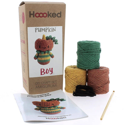DIY Crochet Kit Pumpkin Boy