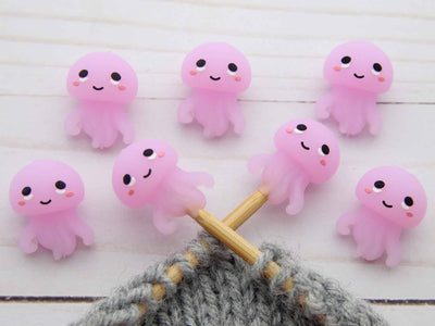Pink Jellyfish Stitch Stoppers