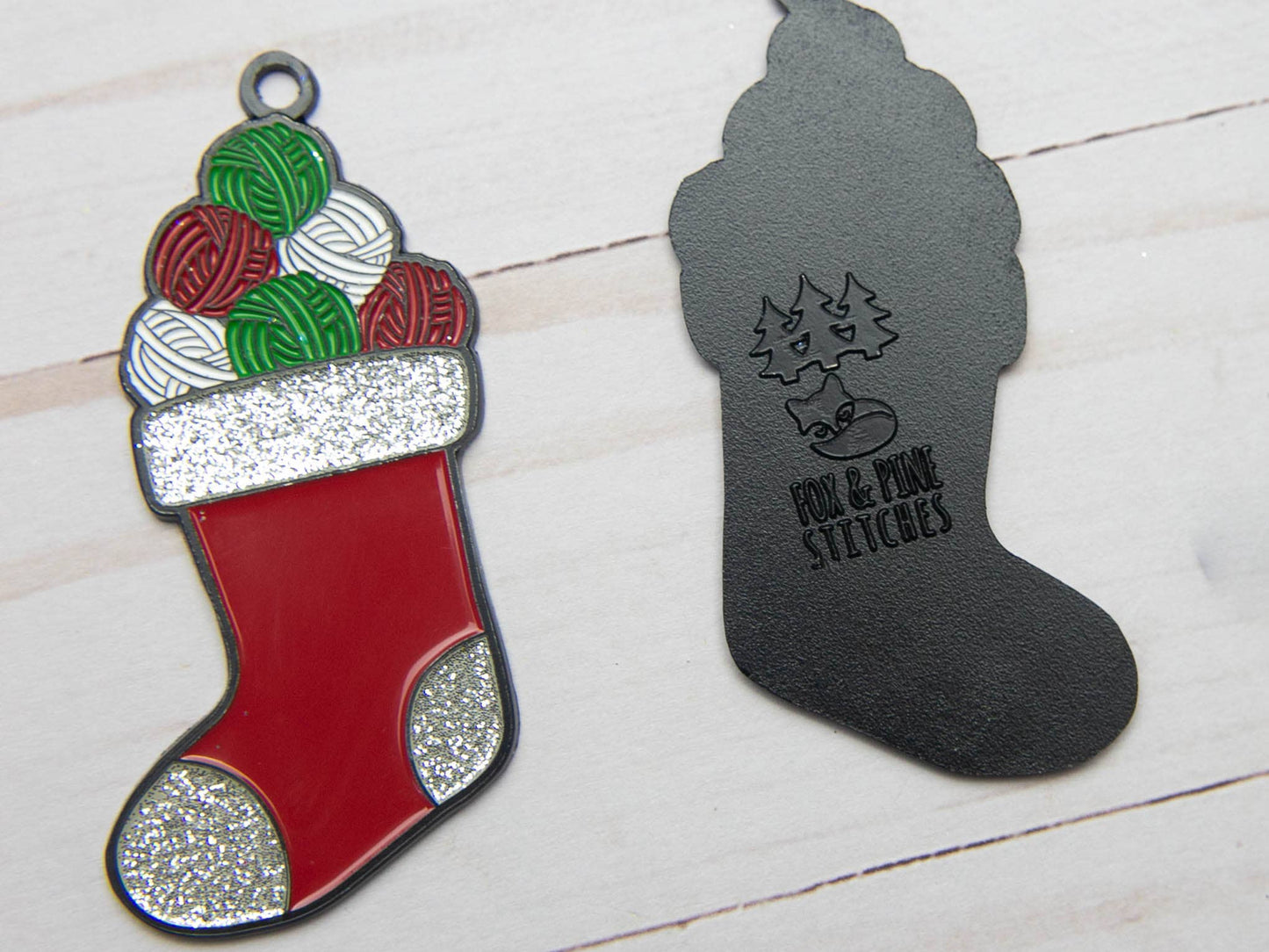 Yarn Stocking Christmas Ornament