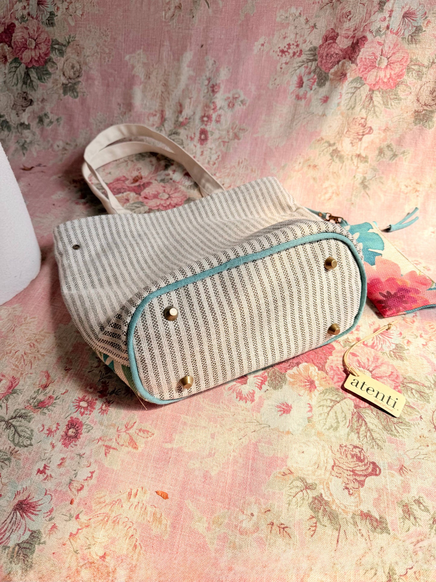 The Fiore Project Tote-Reg, Needle Arts/Craft Carryall, USA Handmade