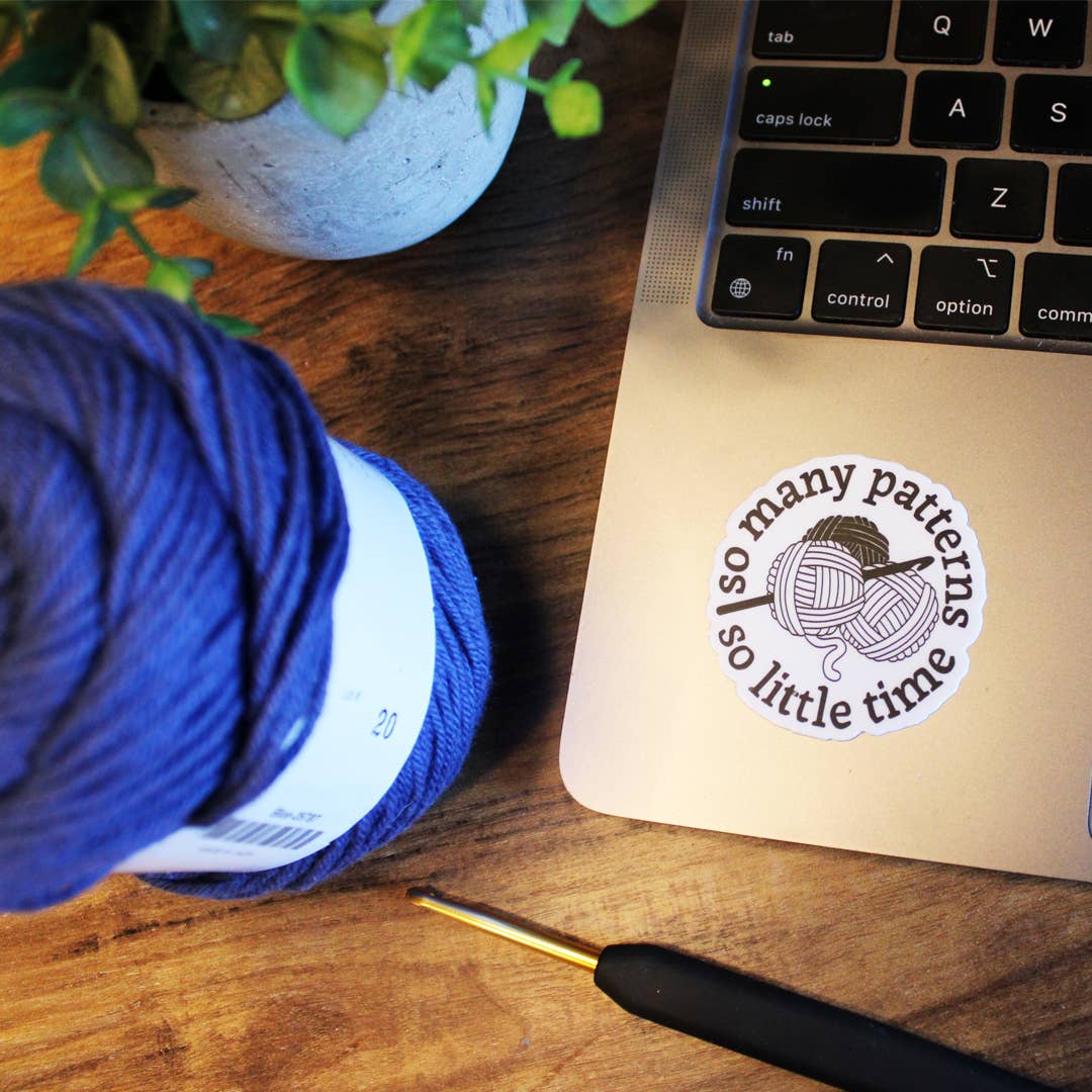 So Many Patterns So Little Time Sticker