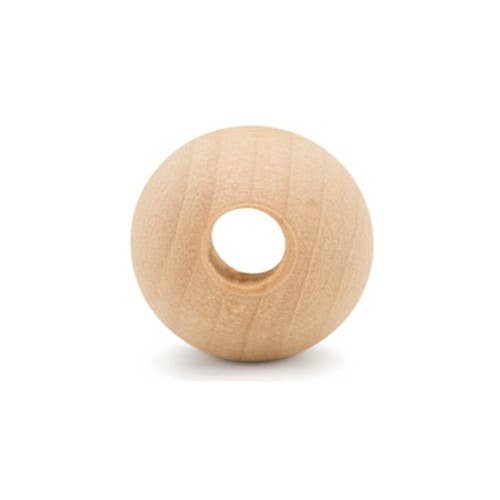 Round Wood Beads