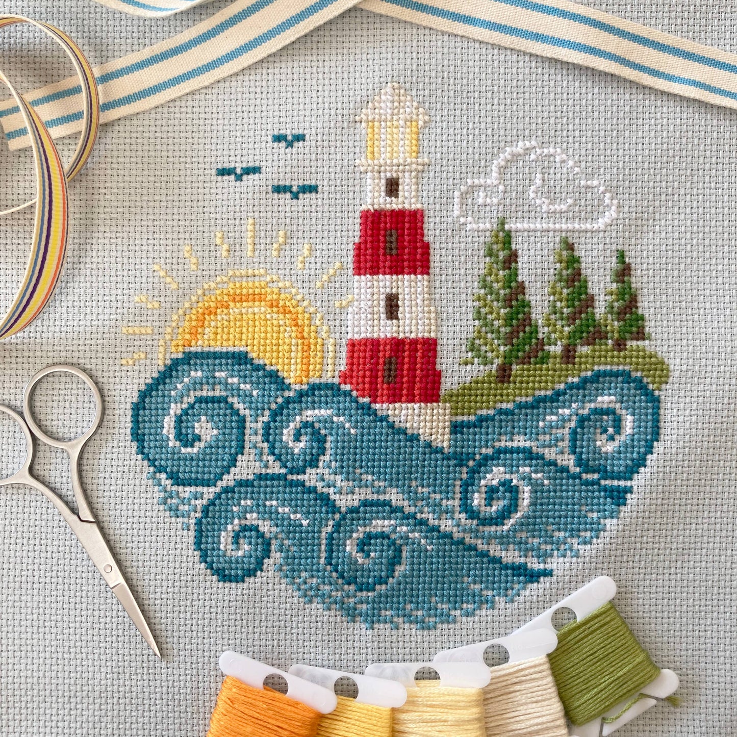 Going Coastal - Modern Cross Stitch Kit