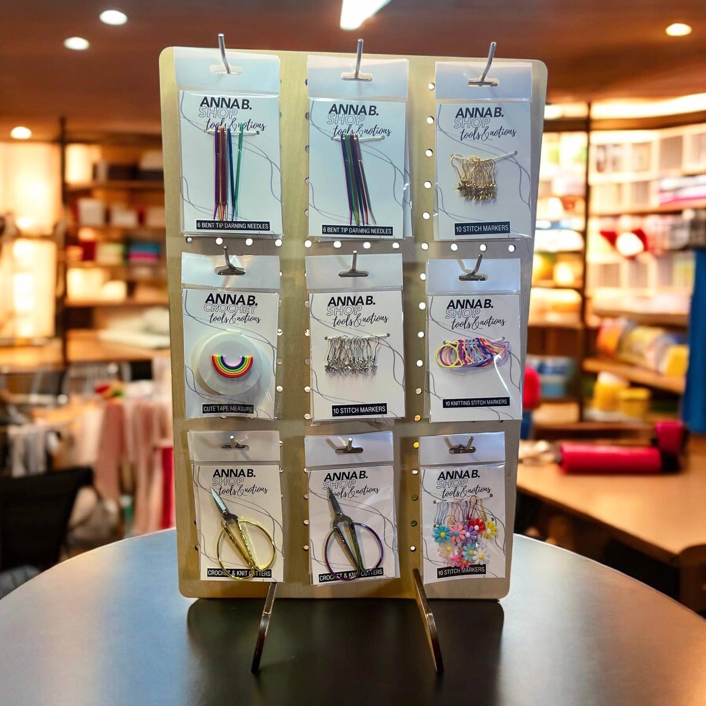 Gray Sphere Stitch Markers, Crochet and Knit Tools