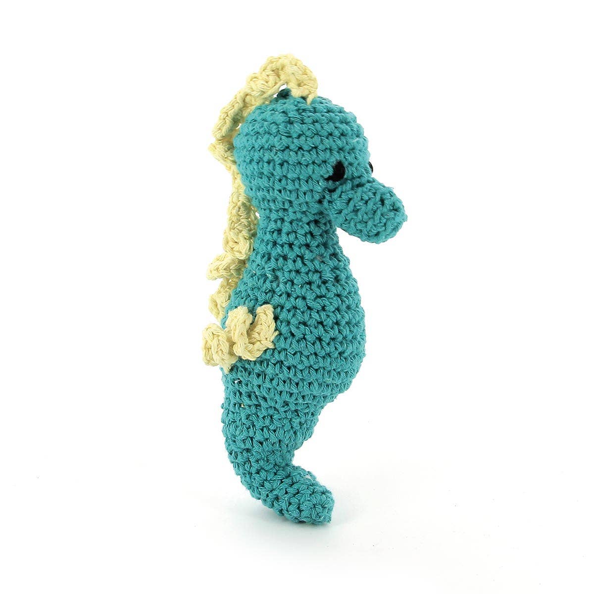 DIY Crochet Kit Seahorse Bubbles Eco Barbante Lagoon