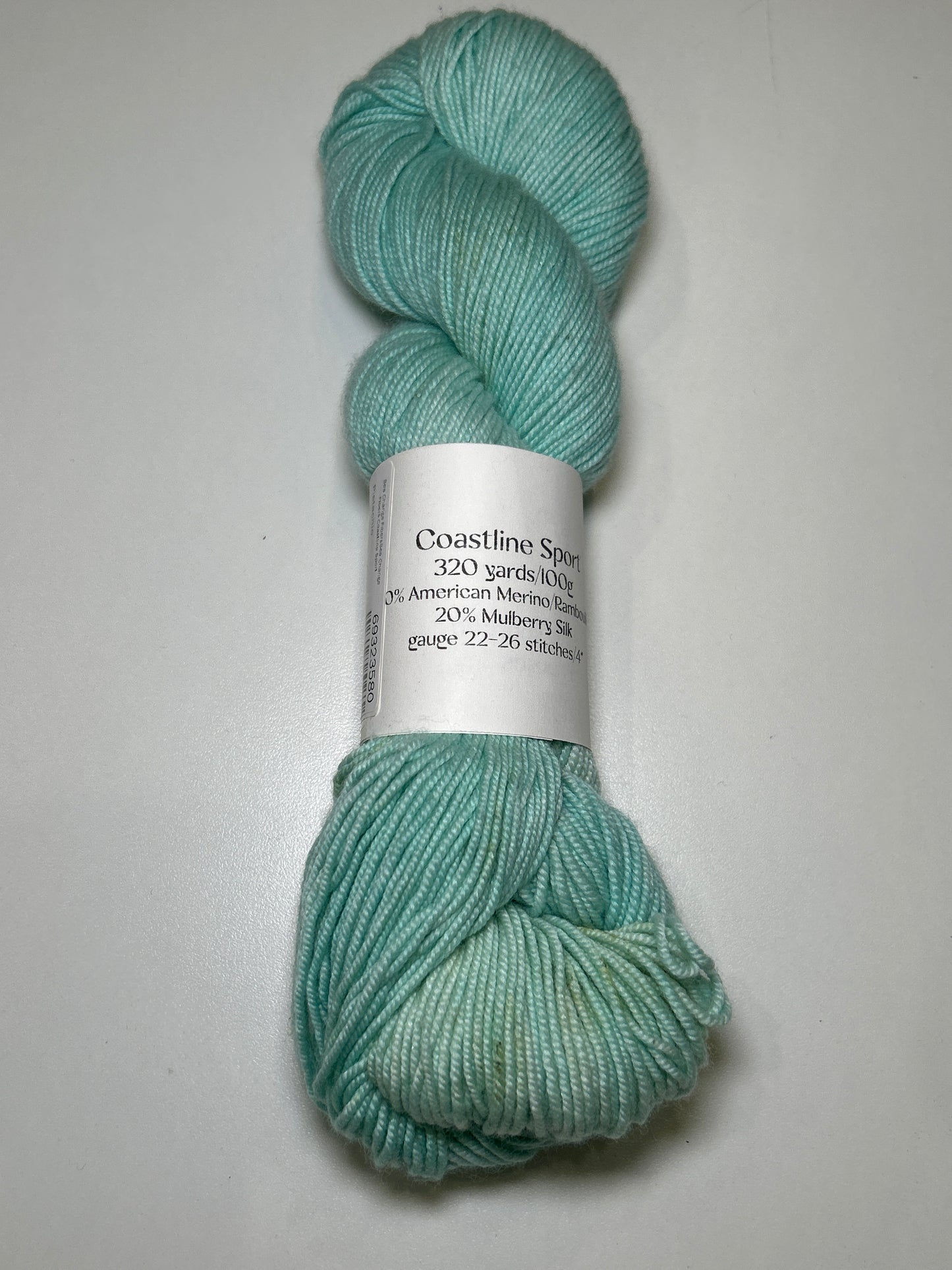Sea Change Fibers Coastline Sport - 80% Shaniko Wool 20% Silk