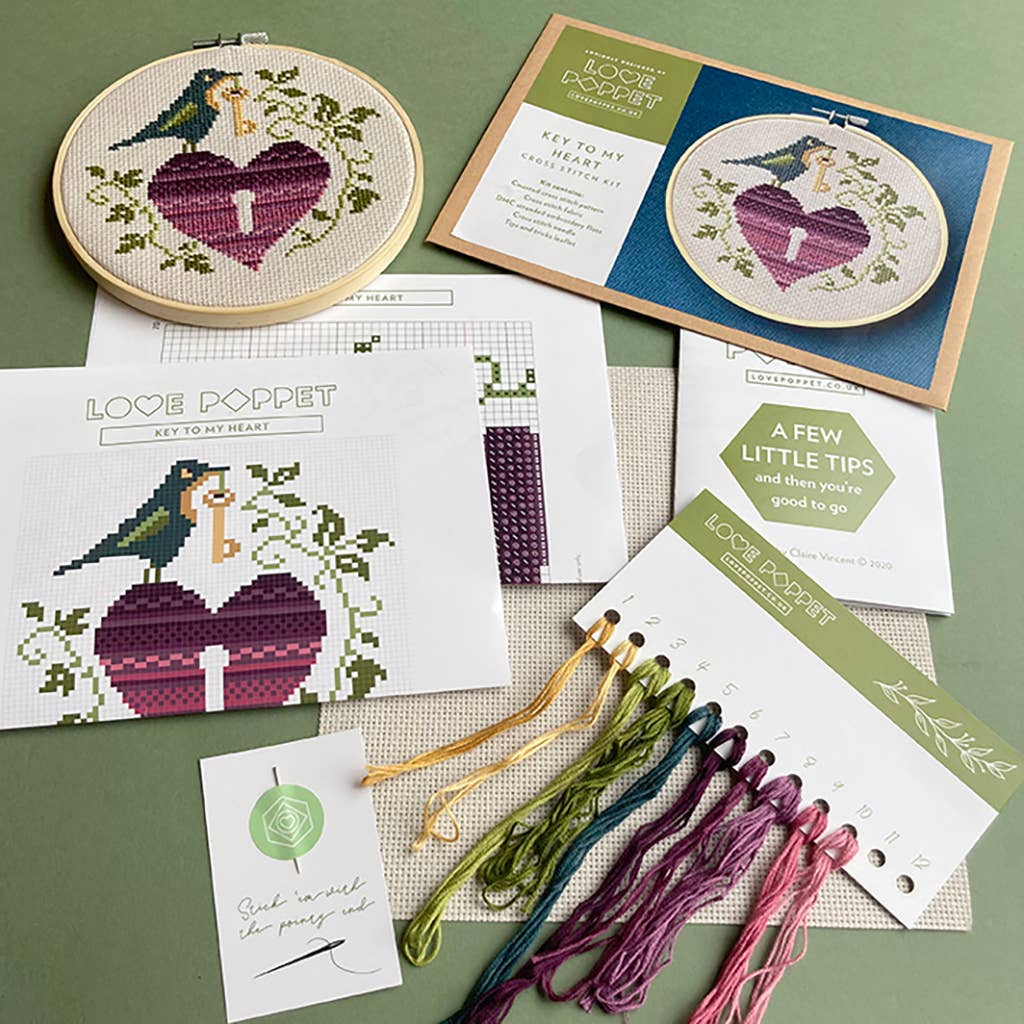 Key to my Heart - Cross Stitch Kit