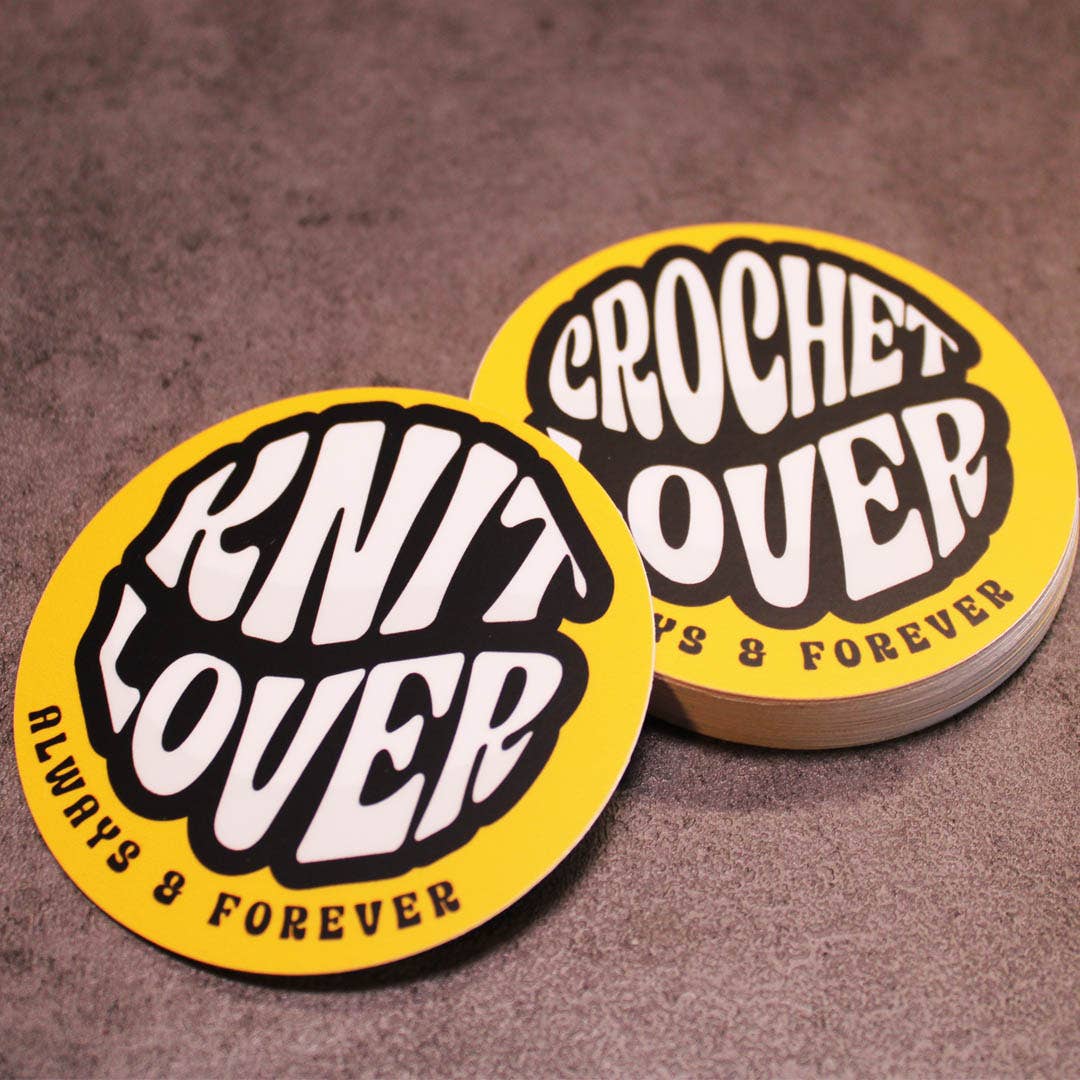 Crochet and Knit Lover Stickers