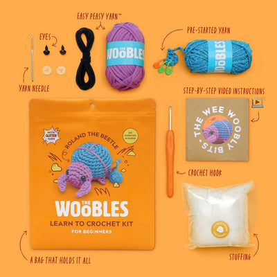 Roland the Beetle Crochet Kit