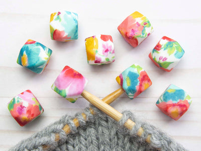 Spring Floral Hexagon | Stitch Stoppers