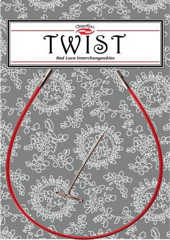 ChiaoGoo - TWIST - Large - Red Cord (for size 9 TO 15)