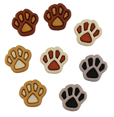 Paw Print Buttons