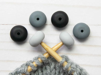 Monochrome Ovals | Stitch Stoppers Knitting Notions