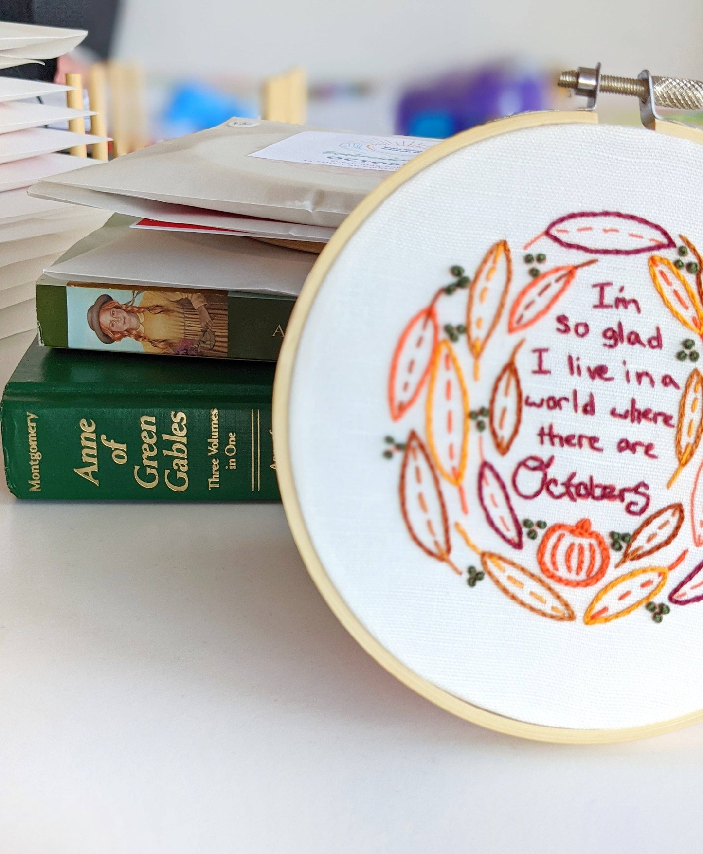 Octobers Embroidery Kit