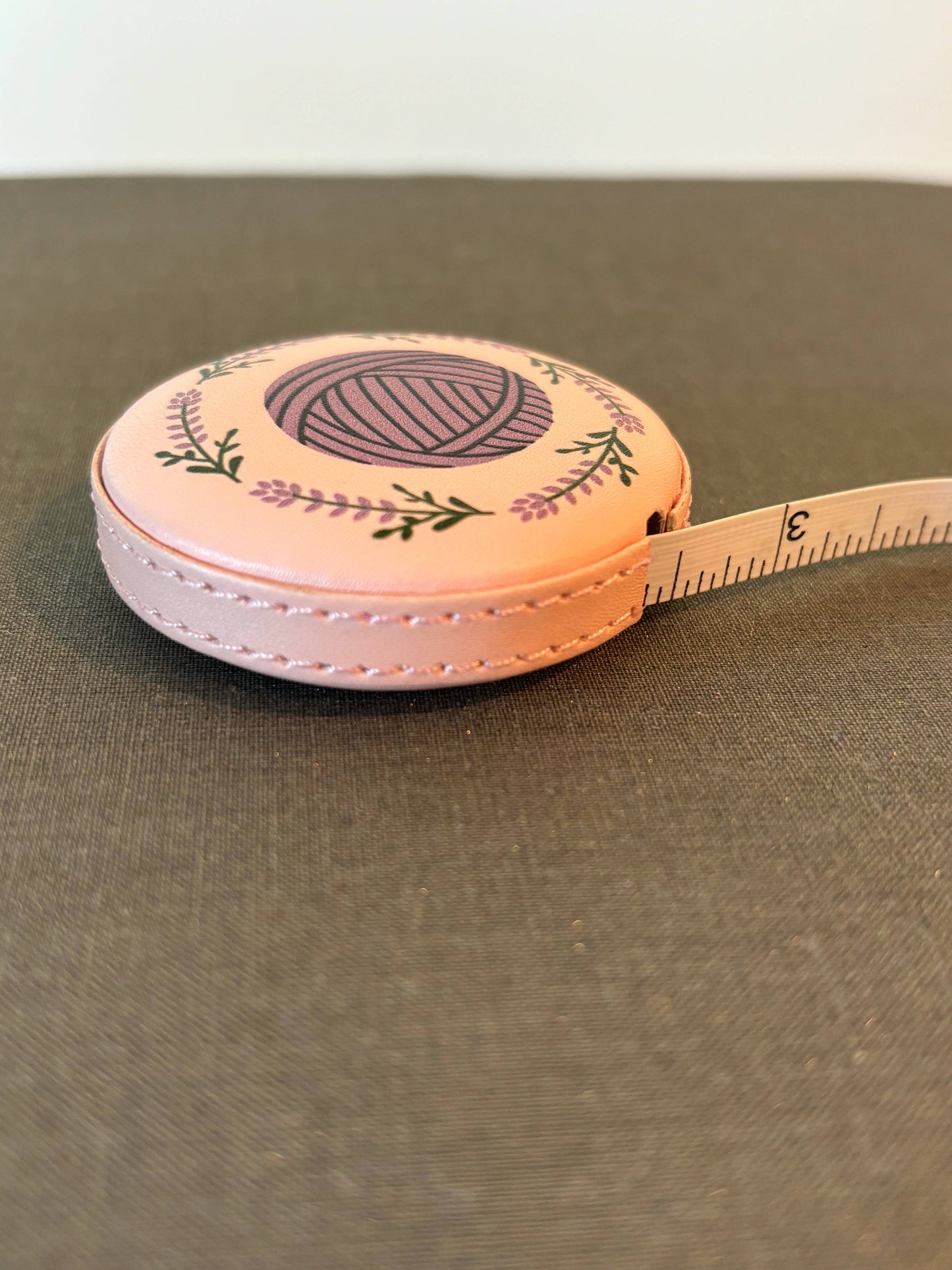 Tape Measure - Lavender Yarn Ball