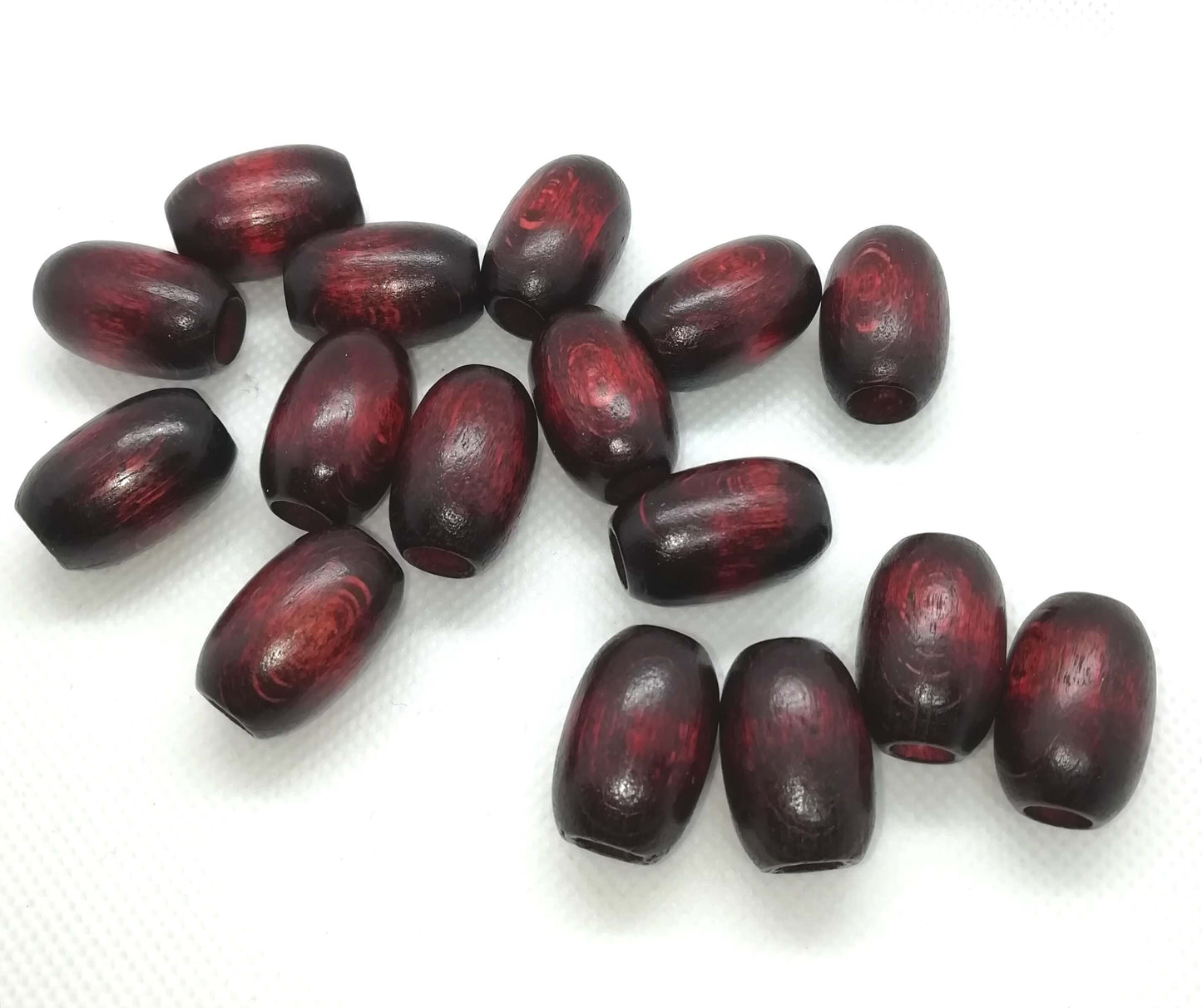 Macrame Barrel Beads