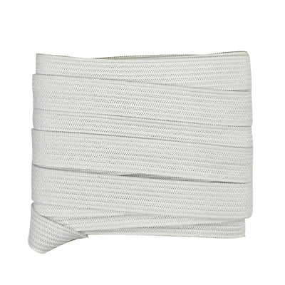 Darnn White Elastic (12mm x 4meters), Wide Elastic Band