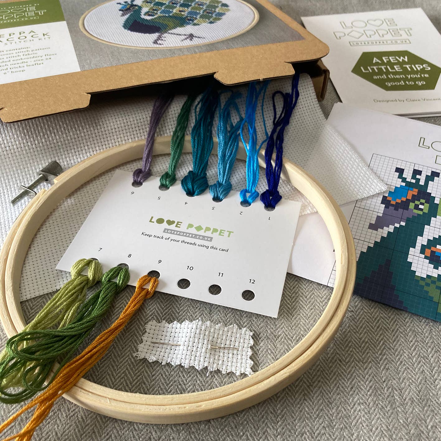 Peppa Peacock - Cross Stitch Kit