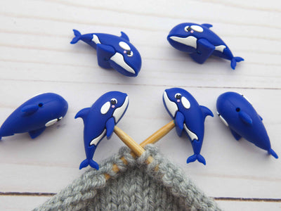 Swimming Whale Stitch Stoppers