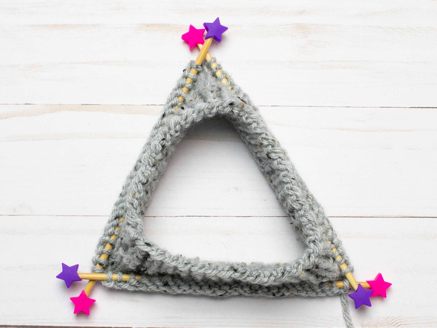 Pink Purple Stars | Stitch Stoppers Knitting Notions