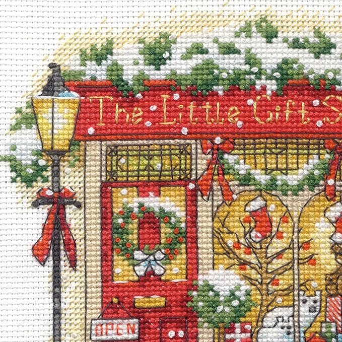Little Gift Shop Advanced Counted Cross Stitch Kit