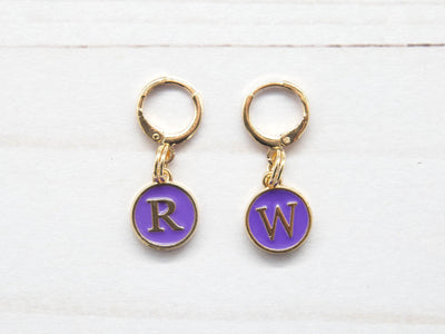 Purple Right Wrong Side | Stitch Markers
