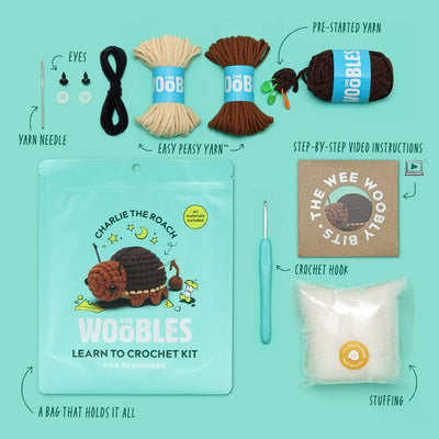 Charlie the Roach Crochet Kit 𓆣