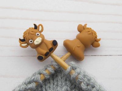 Little Highland Cow Stitch Stoppers