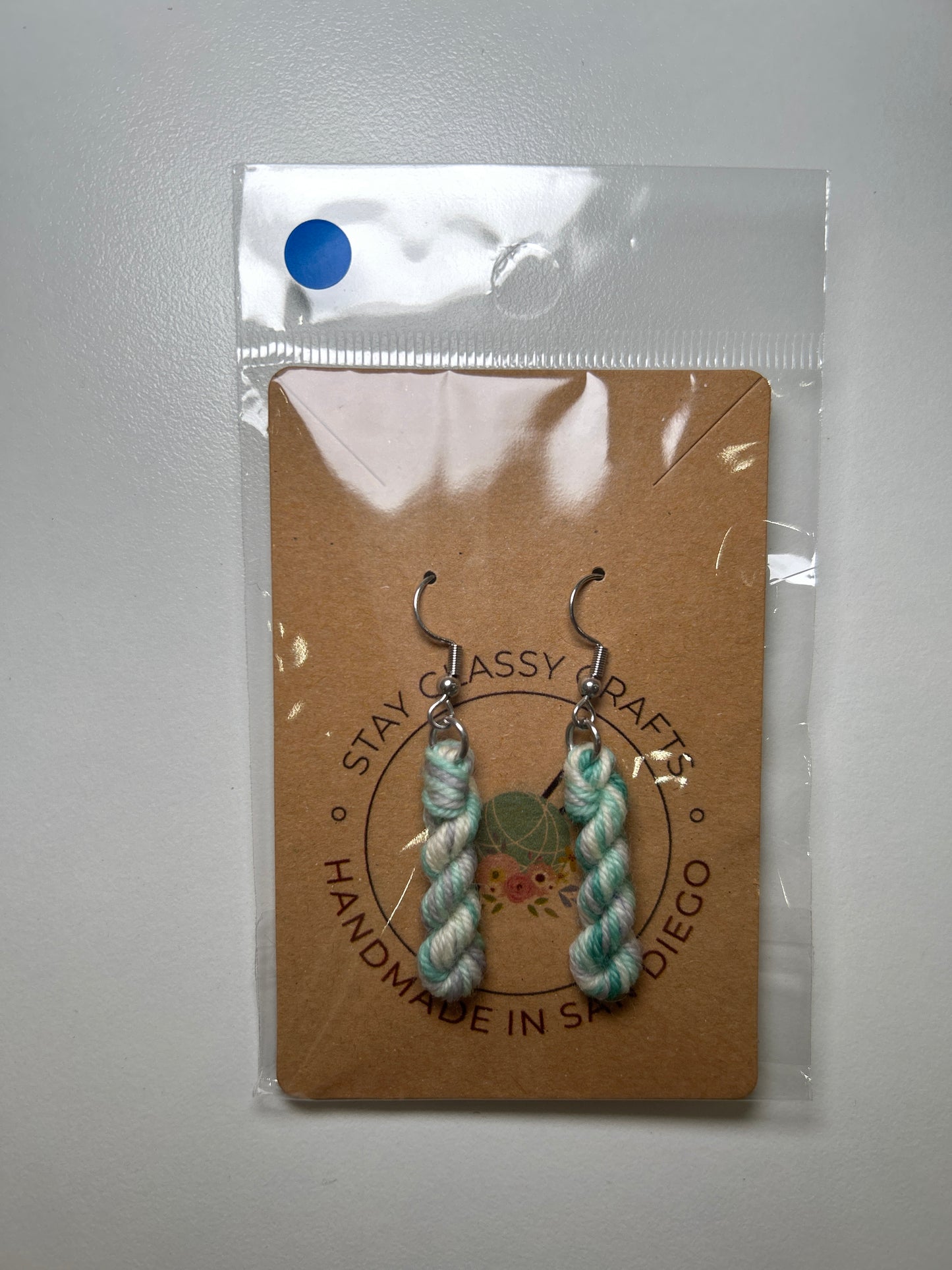 Yarn Skein Earrings