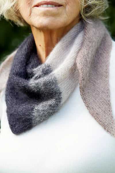 Bon Melange Shawl Kit - Mohair/Silk with Pattern