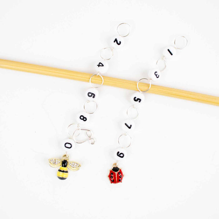 Bug Friends Odd / Even Knitting Row Counter Set