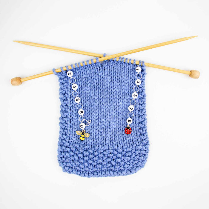 Bug Friends Odd / Even Knitting Row Counter Set